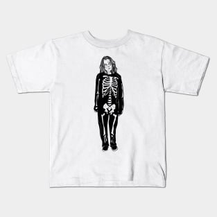 Phoebe Skeleton Suit Kids T-Shirt